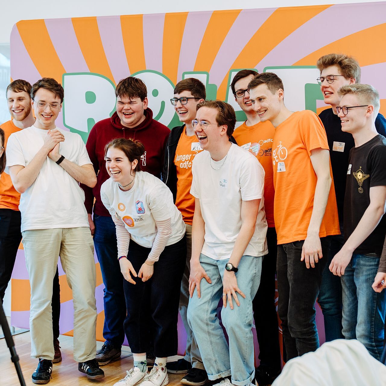 Fotobox-Spaß bei der Landesjugendversammlung 2026 Junge Aktive machen ein Foto an der Fotobox auf der Landesjugendversammlung 2026.