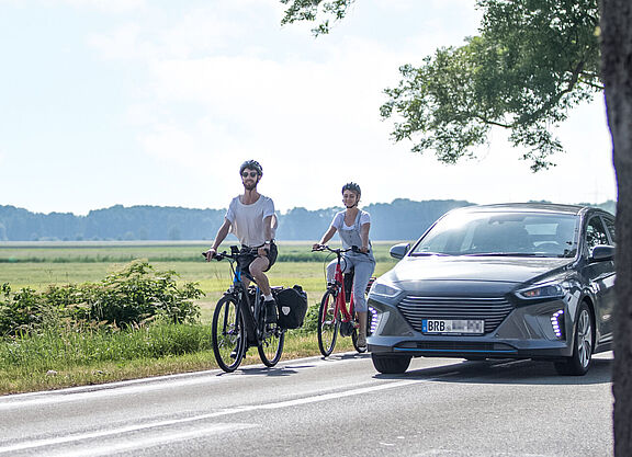 Radfahren im ländlichen Raum 