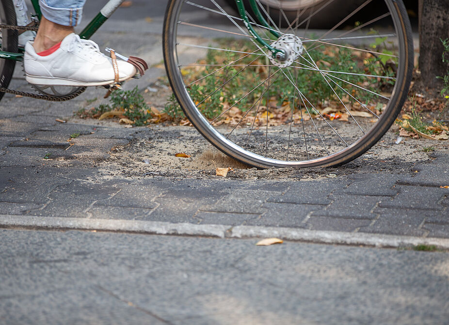 Schlechte Radwege Symbolbild ADFC Fahrradklima-Test 2026